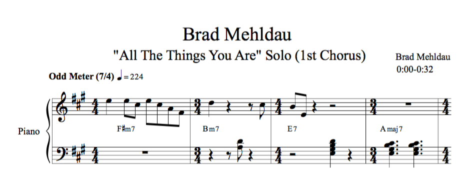 Elegiac Cycle Brad Mehldau Transcription Pdf Merge